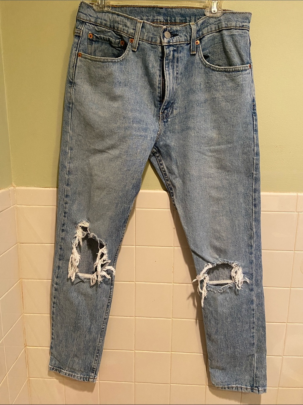 💙Men’s Levi's 512 Distressed Jeans Size 32 x30